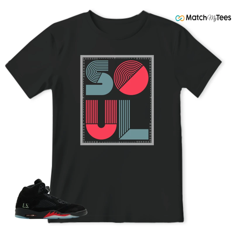 NIKE AIR JORDAN 5 RETRO HALLOWEEN SNEAKER Matching Tees t-shirt