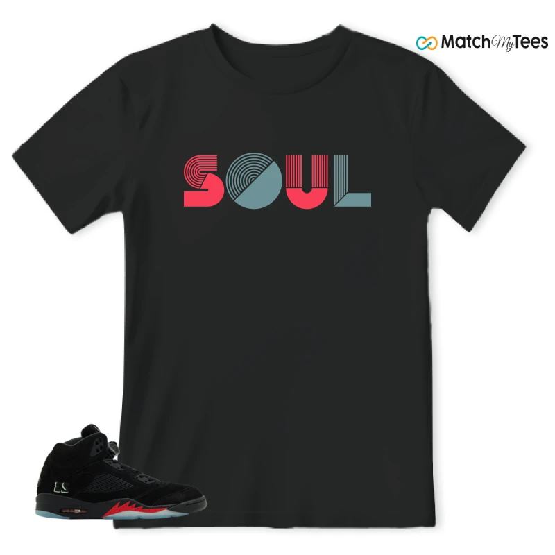 NIKE AIR JORDAN 5 RETRO HALLOWEEN SNEAKER Matching Tees t-shirt