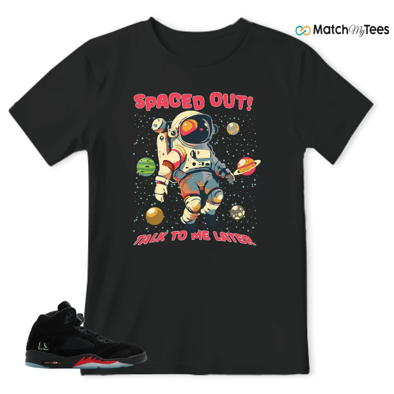 NIKE AIR JORDAN 5 RETRO HALLOWEEN SNEAKER Matching Tees t-shirt
