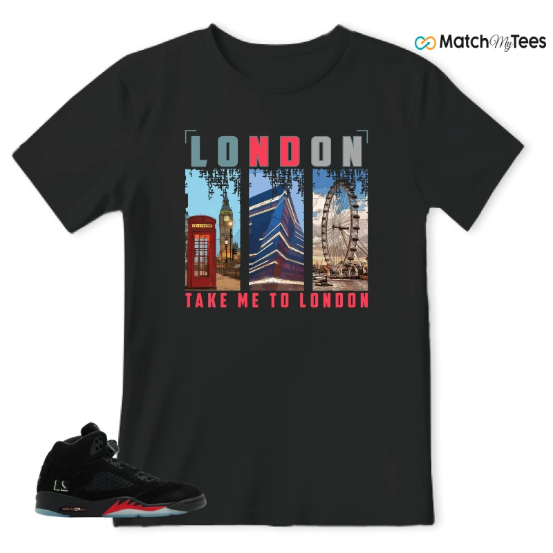 NIKE AIR JORDAN 5 RETRO HALLOWEEN SNEAKER Matching Tees t-shirt