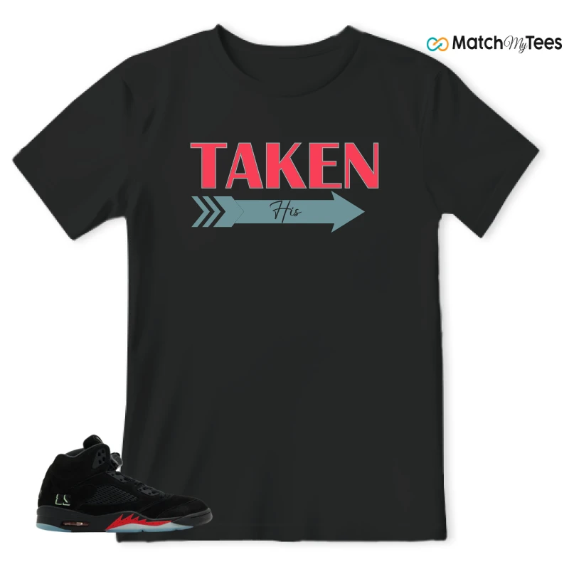 NIKE AIR JORDAN 5 RETRO HALLOWEEN SNEAKER Matching Tees t-shirt