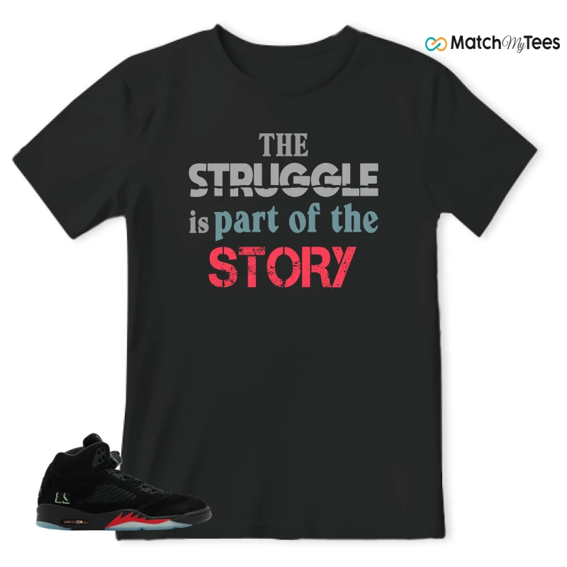 NIKE AIR JORDAN 5 RETRO HALLOWEEN SNEAKER Matching Tees t-shirt