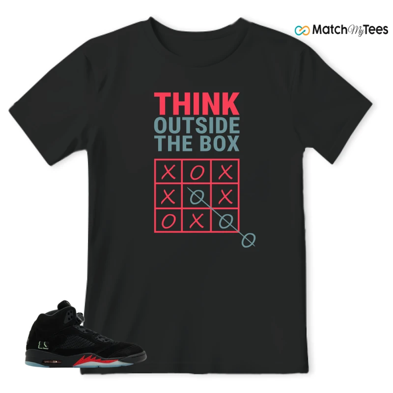 NIKE AIR JORDAN 5 RETRO HALLOWEEN SNEAKER Matching Tees t-shirt