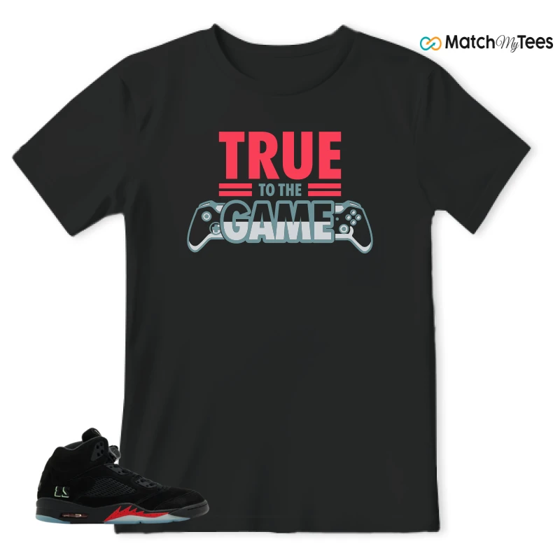 NIKE AIR JORDAN 5 RETRO HALLOWEEN SNEAKER Matching Tees t-shirt
