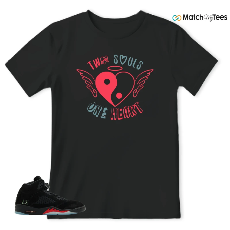 NIKE AIR JORDAN 5 RETRO HALLOWEEN SNEAKER Matching Tees t-shirt