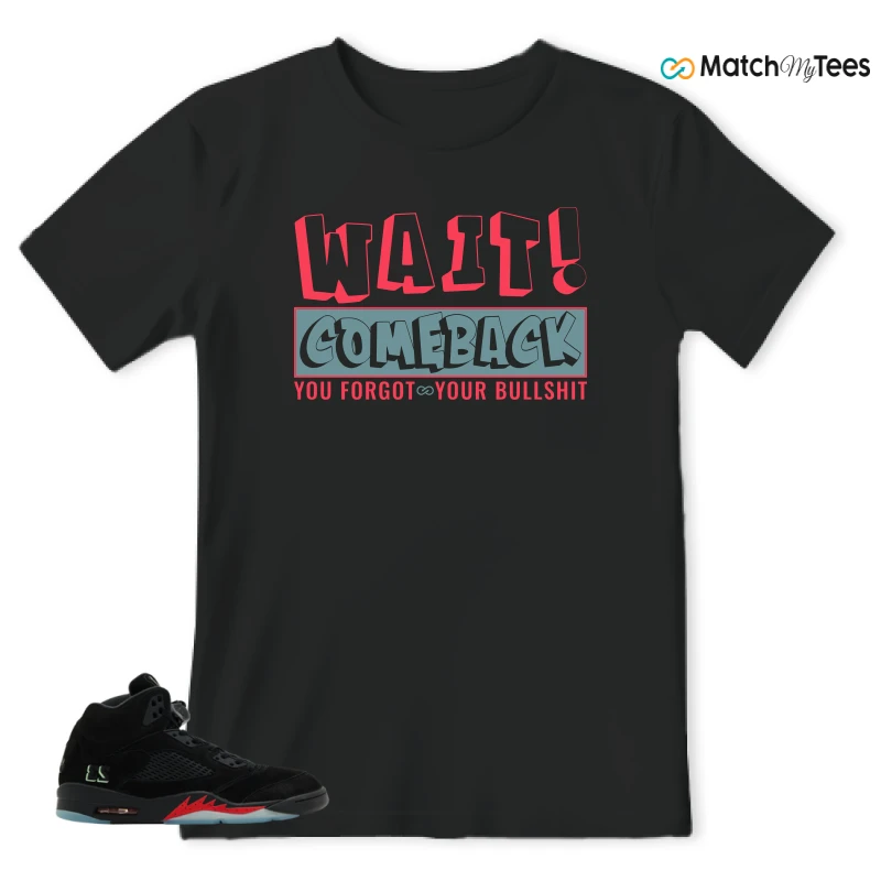 NIKE AIR JORDAN 5 RETRO HALLOWEEN SNEAKER Matching Tees t-shirt
