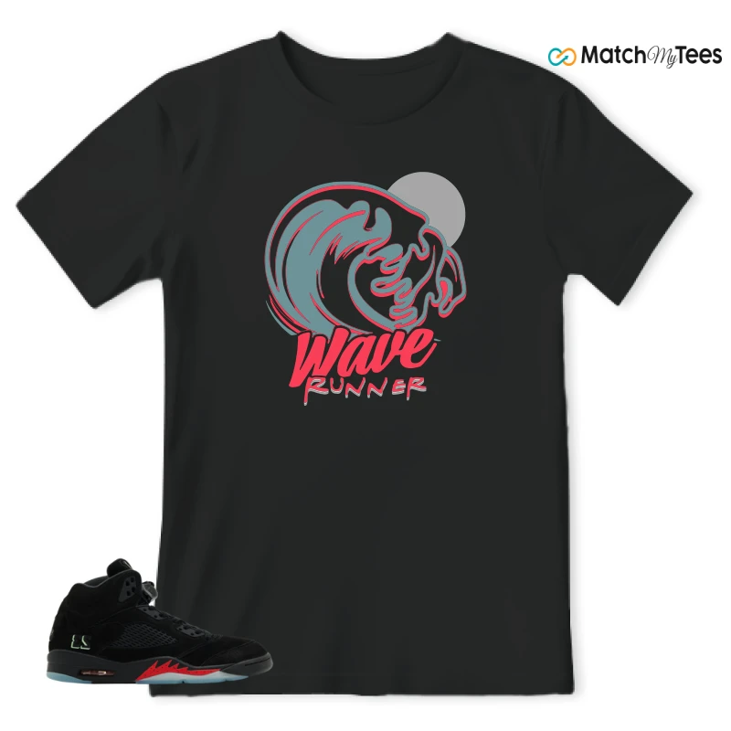 NIKE AIR JORDAN 5 RETRO HALLOWEEN SNEAKER Matching Tees t-shirt