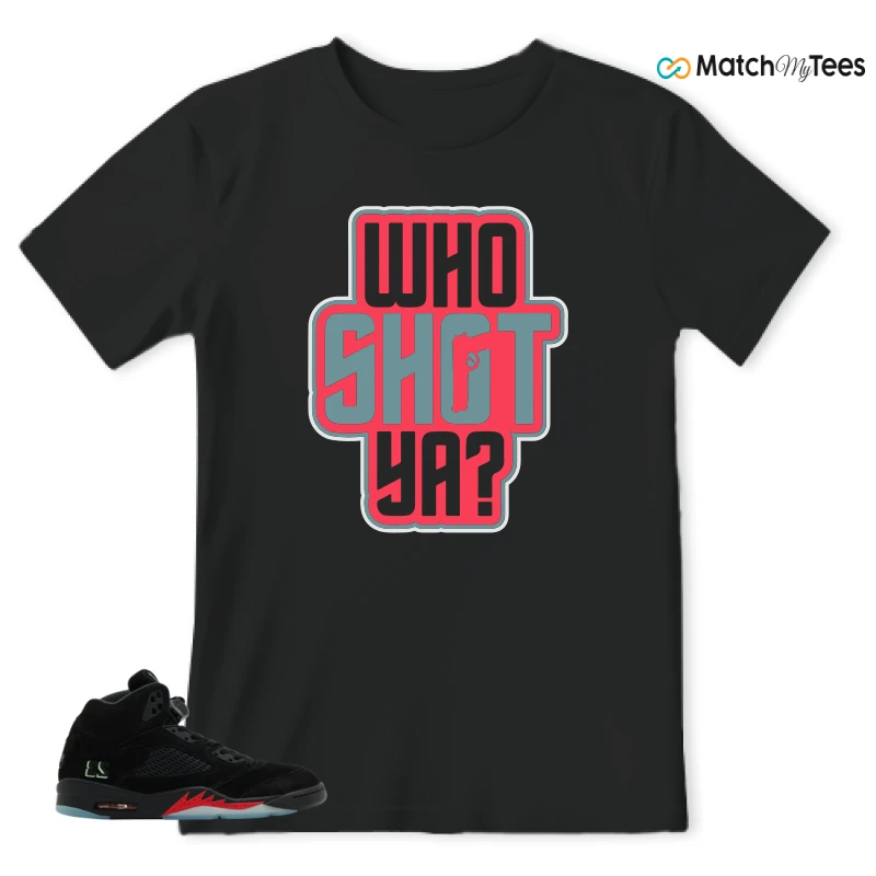 NIKE AIR JORDAN 5 RETRO HALLOWEEN SNEAKER Matching Tees t-shirt