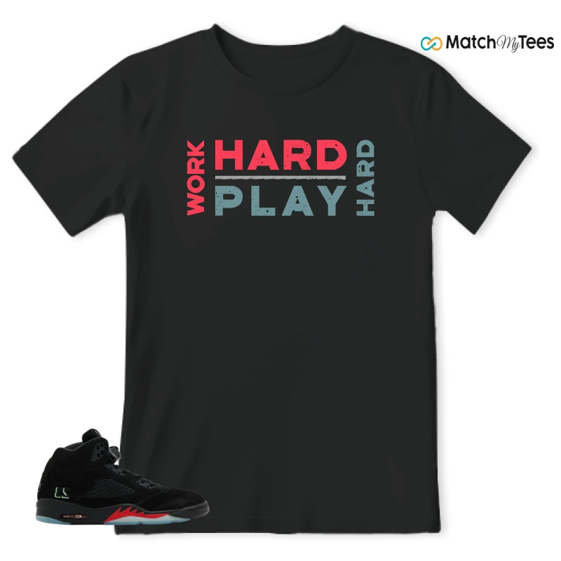 NIKE AIR JORDAN 5 RETRO HALLOWEEN SNEAKER Matching Tees t-shirt