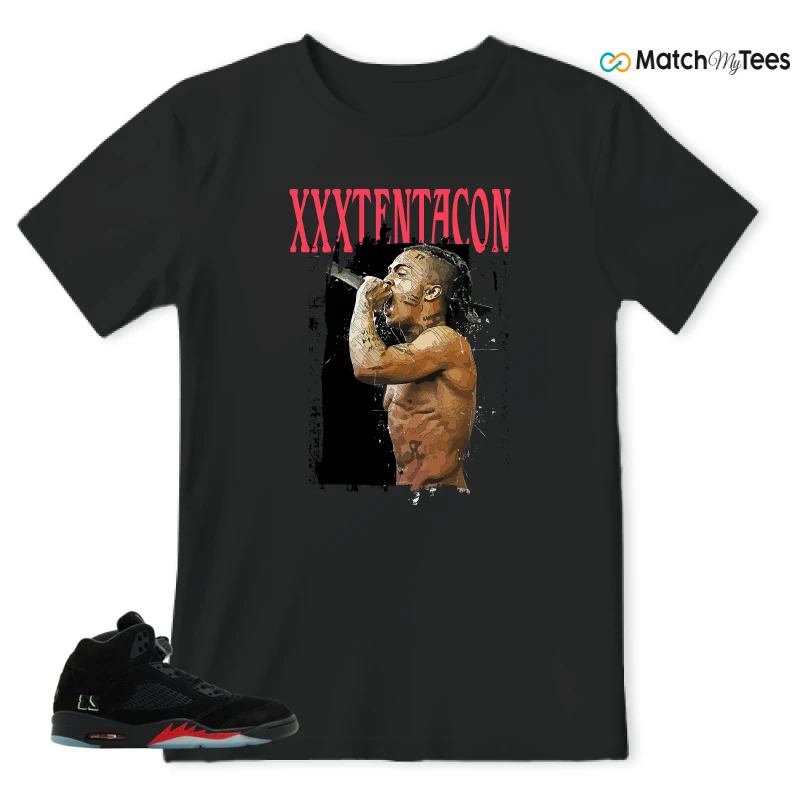 NIKE AIR JORDAN 5 RETRO HALLOWEEN SNEAKER Matching Tees t-shirt