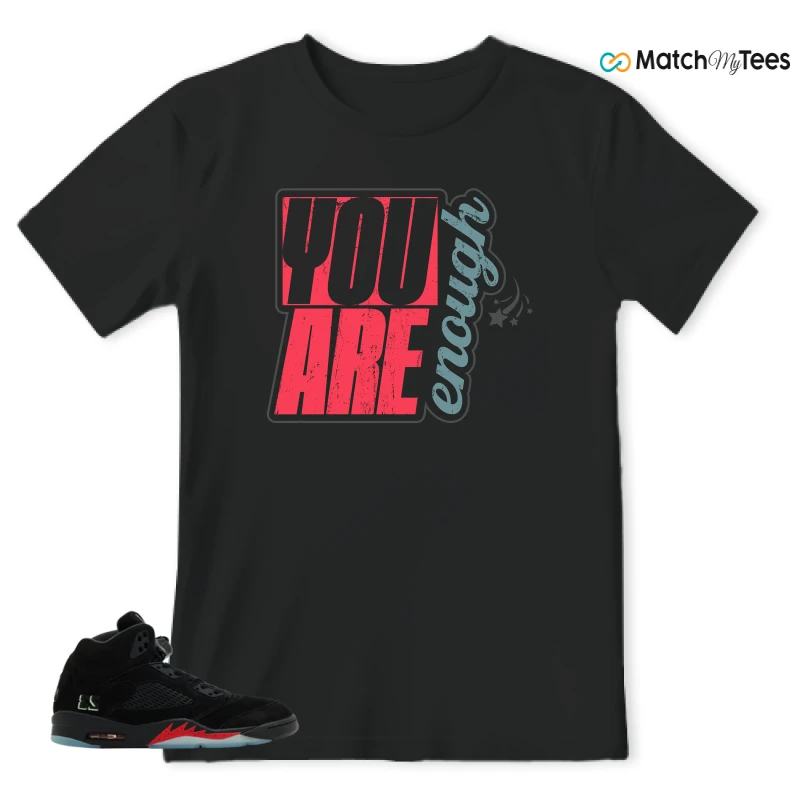 NIKE AIR JORDAN 5 RETRO HALLOWEEN SNEAKER Matching Tees t-shirt