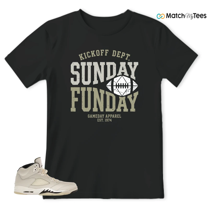 NIKE AIR JORDAN 5 RETRO SAIL SNEAKER Matching Tees t-shirt