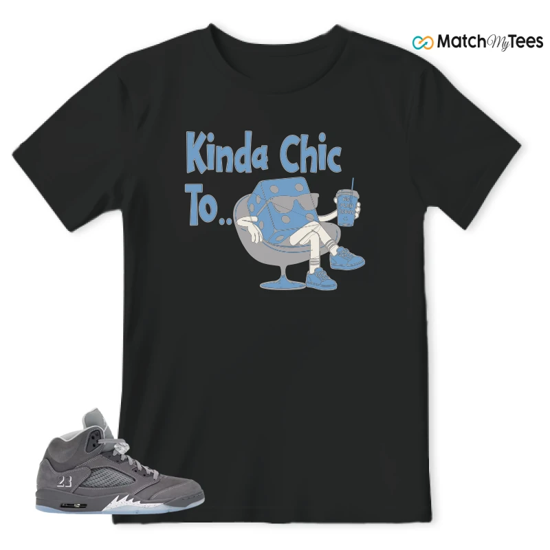 NIKE AIR JORDAN 5 RETRO WOLF GREY 2026 SNEAKER Matching Tees t-shirt