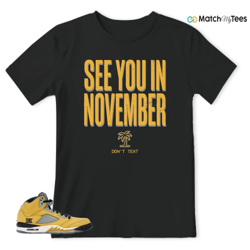 NIKE AIR JORDAN 5 TOKYO 23 SNEAKER Matching Tees t-shirt