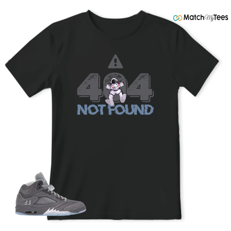 NIKE AIR JORDAN 5 WOLF GREY SNEAKER Matching Tees t-shirt