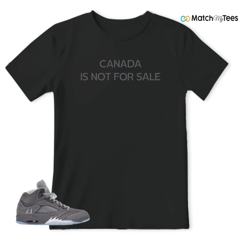 NIKE AIR JORDAN 5 WOLF GREY SNEAKER Matching Tees t-shirt