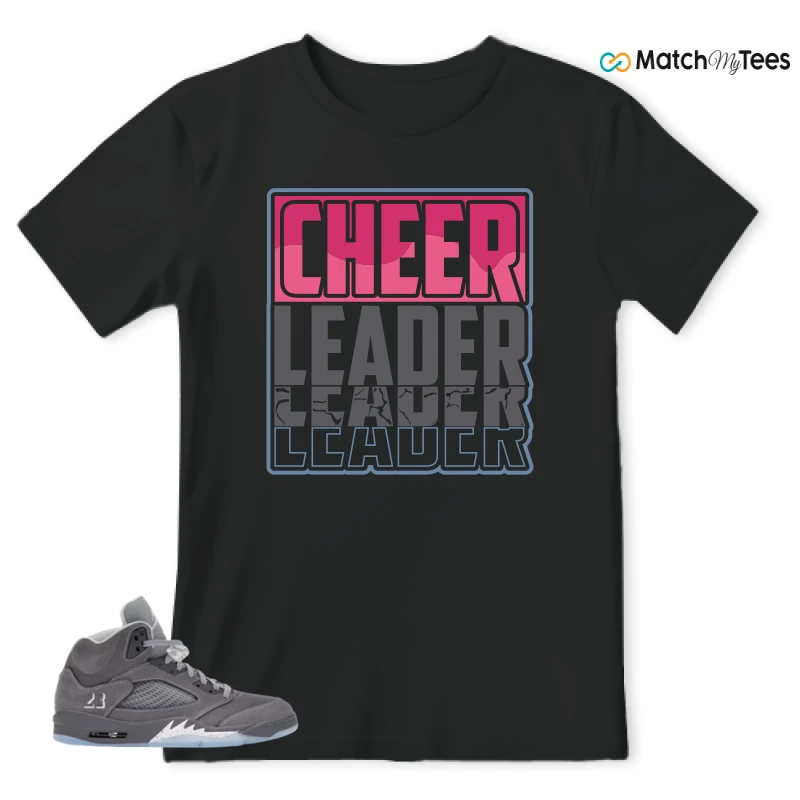 NIKE AIR JORDAN 5 WOLF GREY SNEAKER Matching Tees t-shirt