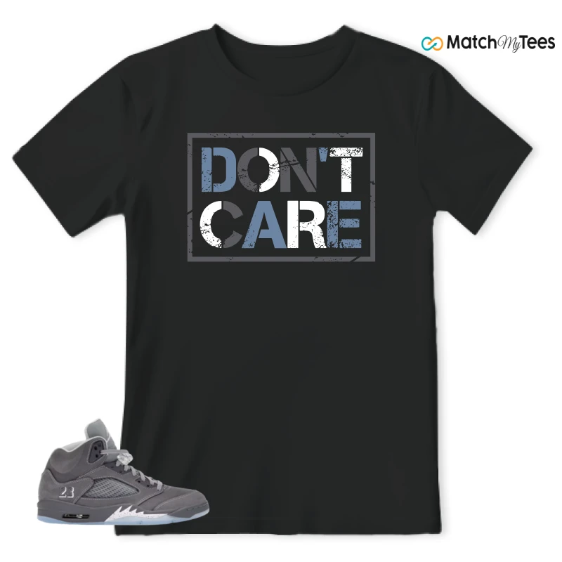 NIKE AIR JORDAN 5 WOLF GREY SNEAKER Matching Tees t-shirt