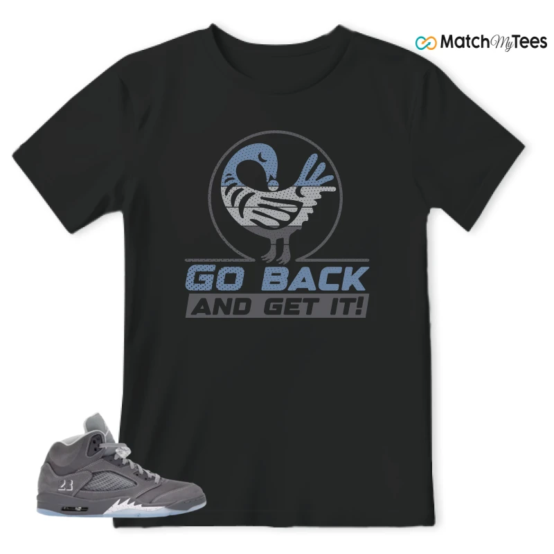 NIKE AIR JORDAN 5 WOLF GREY SNEAKER Matching Tees t-shirt