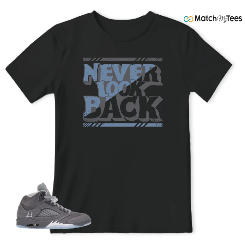 NIKE AIR JORDAN 5 WOLF GREY SNEAKER Matching Tees t-shirt