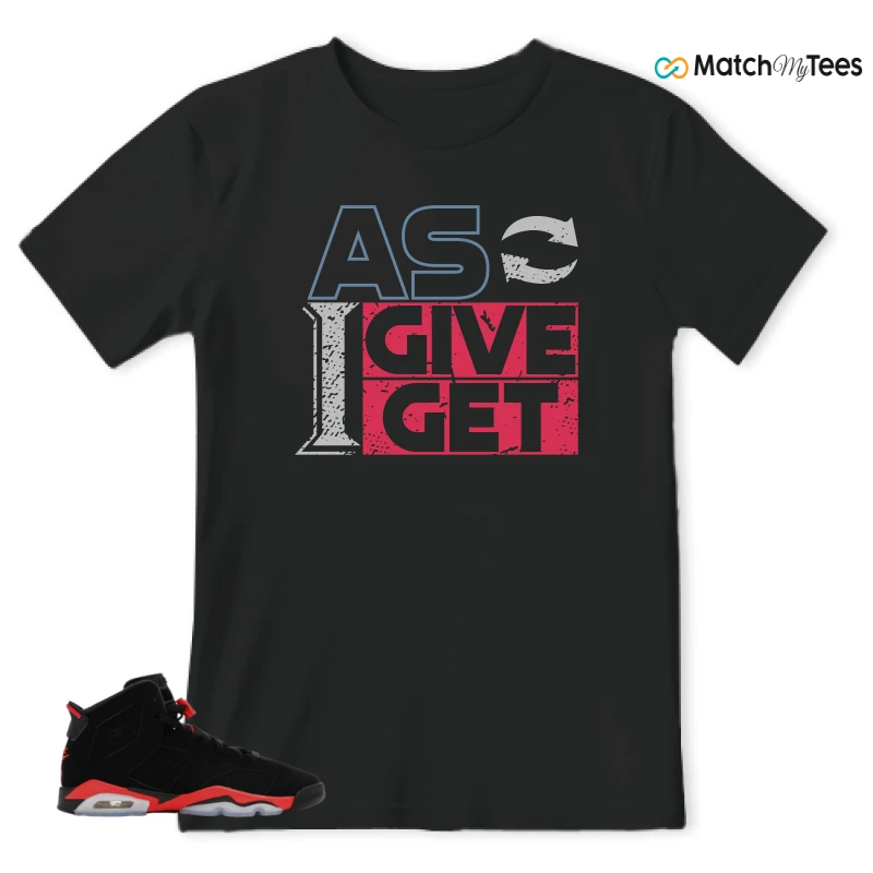 NIKE AIR JORDAN 6 REVERSE INFRARED SALESMAN SNEAKER Matching Tees t-shirt