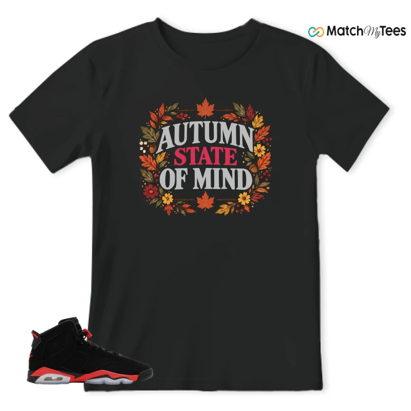 NIKE AIR JORDAN 6 REVERSE INFRARED SALESMAN SNEAKER Matching Tees t-shirt