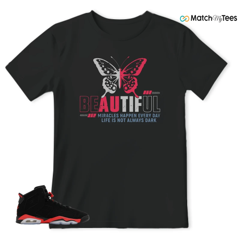NIKE AIR JORDAN 6 REVERSE INFRARED SALESMAN SNEAKER Matching Tees t-shirt