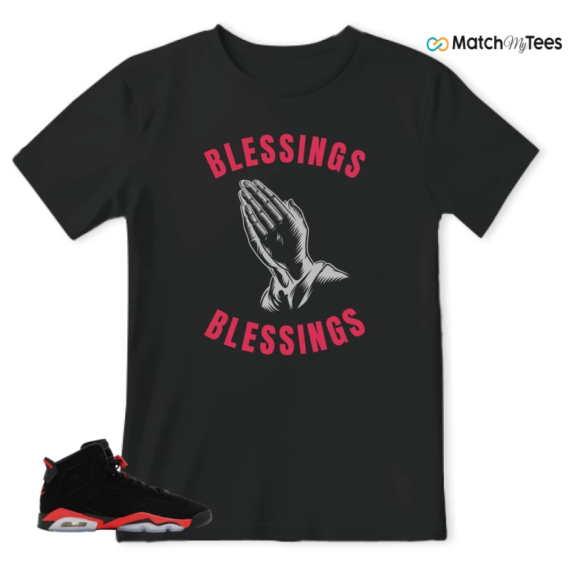 NIKE AIR JORDAN 6 REVERSE INFRARED SALESMAN SNEAKER Matching Tees t-shirt