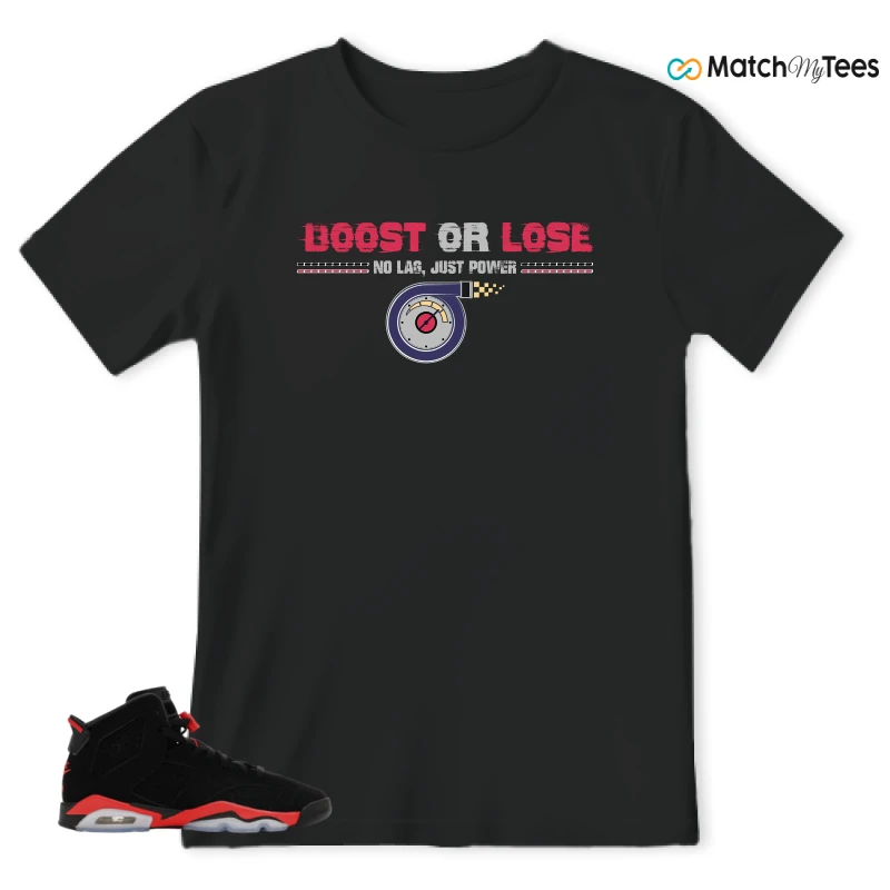 NIKE AIR JORDAN 6 REVERSE INFRARED SALESMAN SNEAKER Matching Tees t-shirt