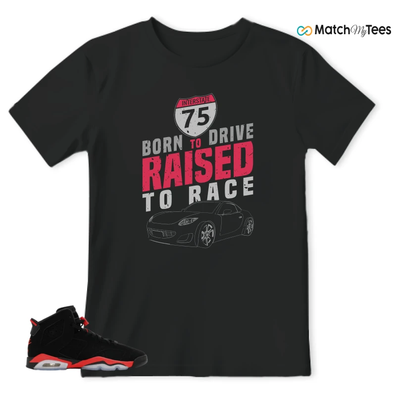 NIKE AIR JORDAN 6 REVERSE INFRARED SALESMAN SNEAKER Matching Tees t-shirt