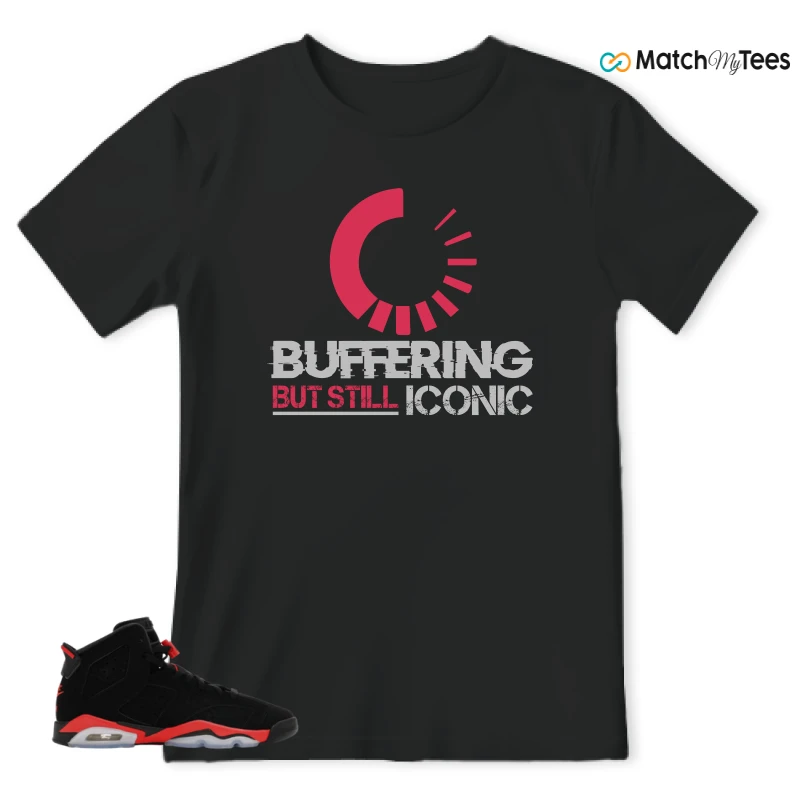 NIKE AIR JORDAN 6 REVERSE INFRARED SALESMAN SNEAKER Matching Tees t-shirt