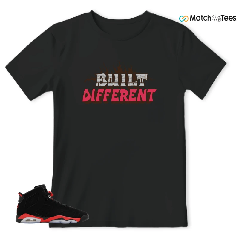 NIKE AIR JORDAN 6 REVERSE INFRARED SALESMAN SNEAKER Matching Tees t-shirt