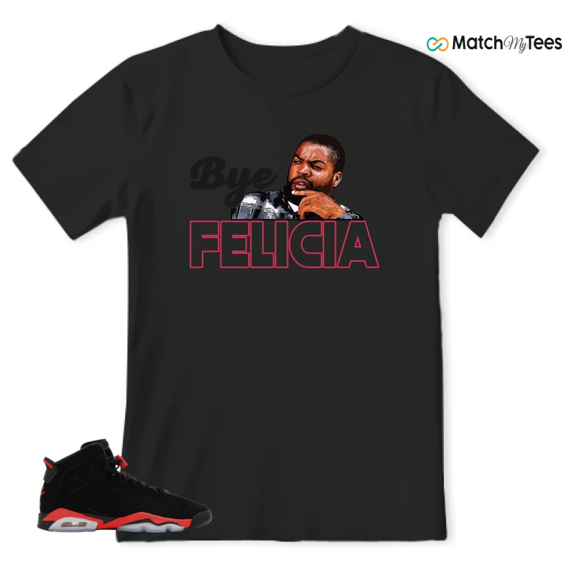 NIKE AIR JORDAN 6 REVERSE INFRARED SALESMAN SNEAKER Matching Tees t-shirt