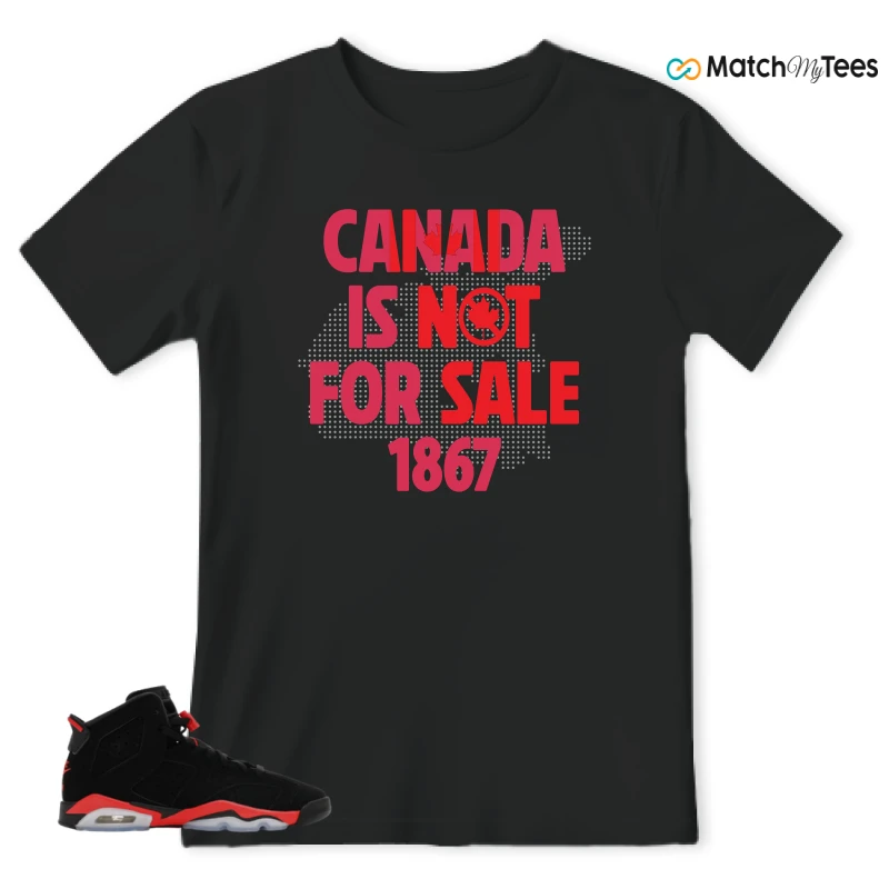 NIKE AIR JORDAN 6 REVERSE INFRARED SALESMAN SNEAKER Matching Tees t-shirt