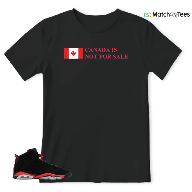 NIKE AIR JORDAN 6 REVERSE INFRARED SALESMAN SNEAKER Matching Tees t-shirt