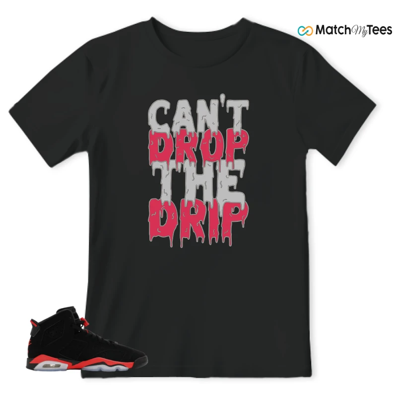 NIKE AIR JORDAN 6 REVERSE INFRARED SALESMAN SNEAKER Matching Tees t-shirt