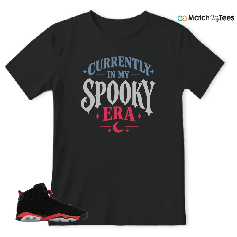 NIKE AIR JORDAN 6 REVERSE INFRARED SALESMAN SNEAKER Matching Tees t-shirt
