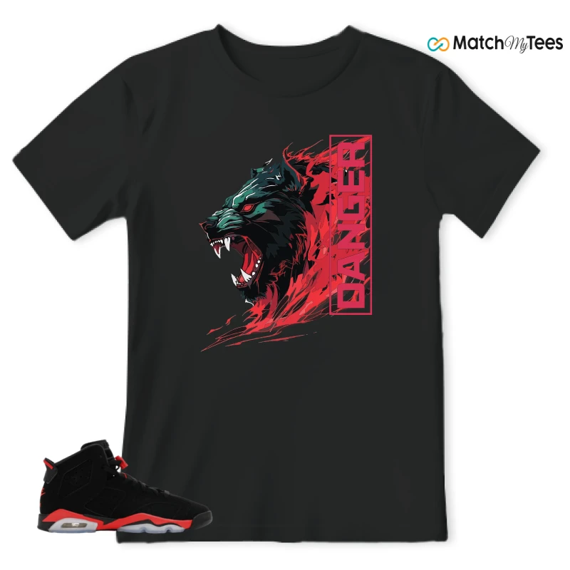 NIKE AIR JORDAN 6 REVERSE INFRARED SALESMAN SNEAKER Matching Tees t-shirt