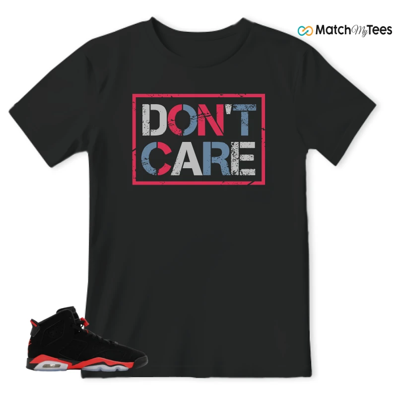 NIKE AIR JORDAN 6 REVERSE INFRARED SALESMAN SNEAKER Matching Tees t-shirt