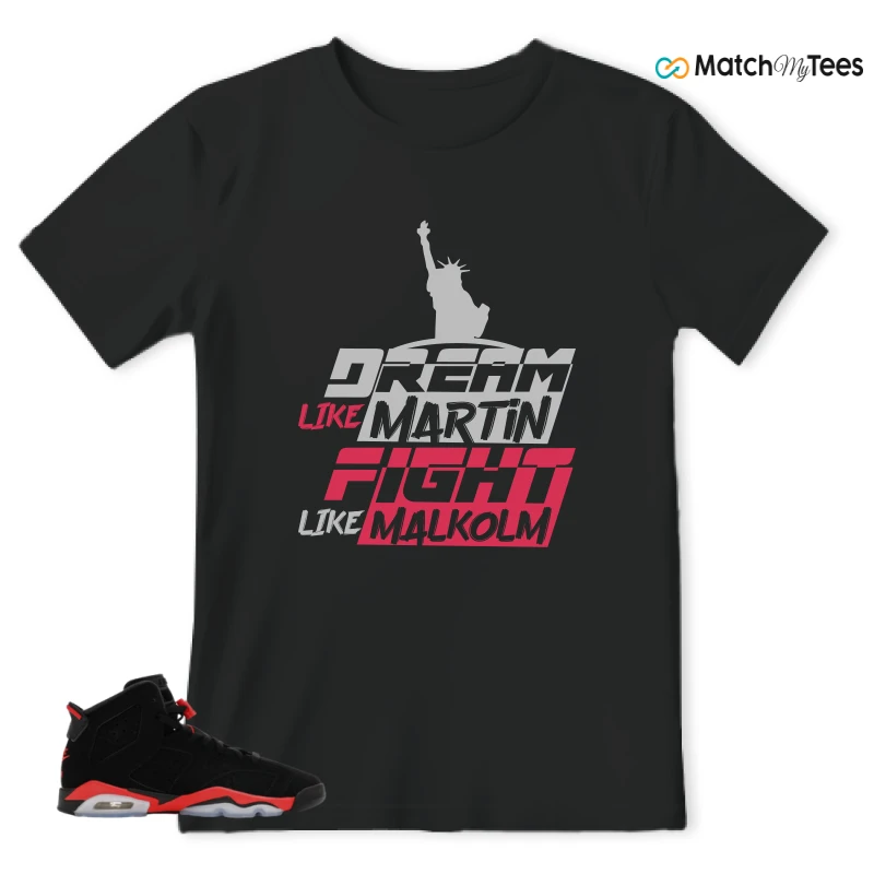 NIKE AIR JORDAN 6 REVERSE INFRARED SALESMAN SNEAKER Matching Tees t-shirt