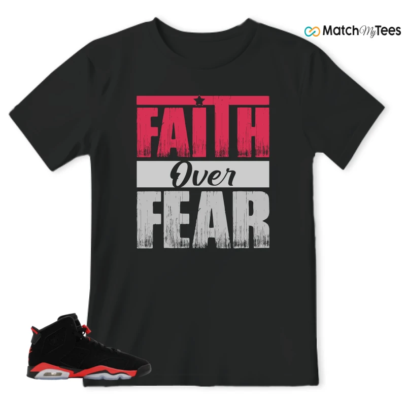NIKE AIR JORDAN 6 REVERSE INFRARED SALESMAN SNEAKER Matching Tees t-shirt
