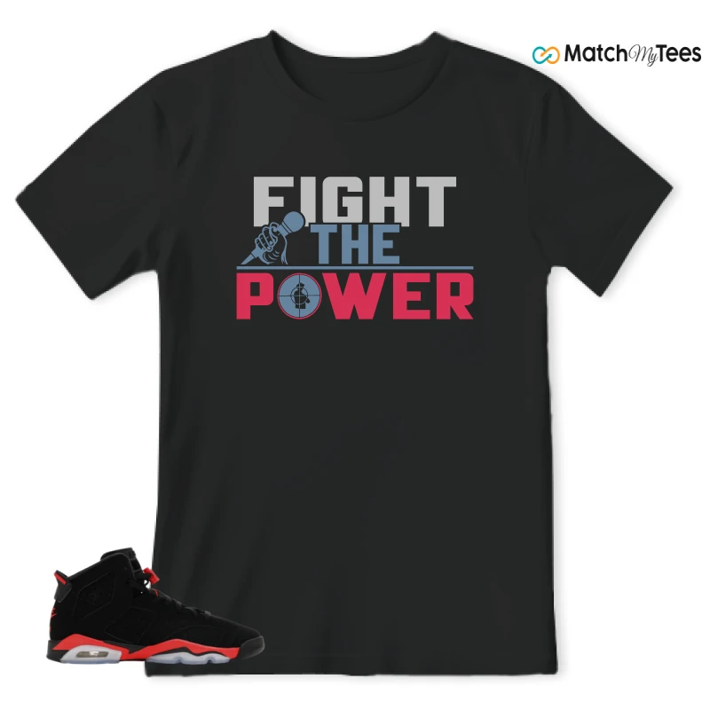 NIKE AIR JORDAN 6 REVERSE INFRARED SALESMAN SNEAKER Matching Tees t-shirt