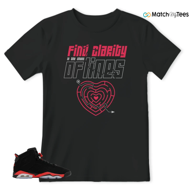 NIKE AIR JORDAN 6 REVERSE INFRARED SALESMAN SNEAKER Matching Tees t-shirt