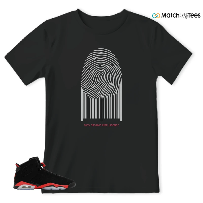 NIKE AIR JORDAN 6 REVERSE INFRARED SALESMAN SNEAKER Matching Tees t-shirt