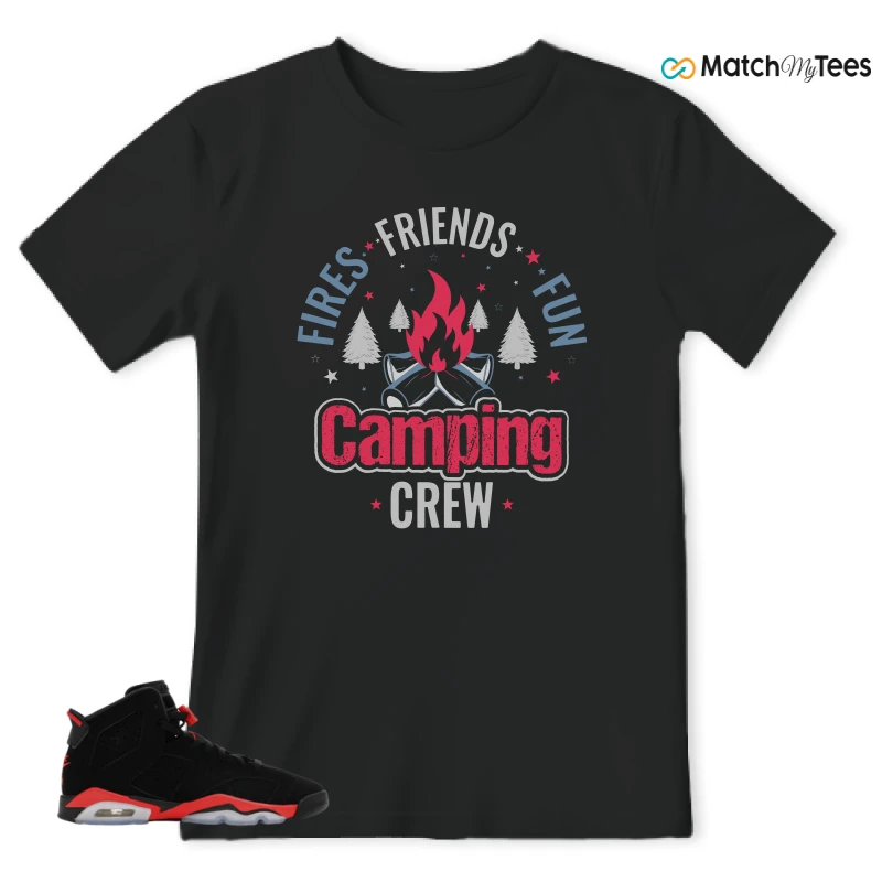 NIKE AIR JORDAN 6 REVERSE INFRARED SALESMAN SNEAKER Matching Tees t-shirt