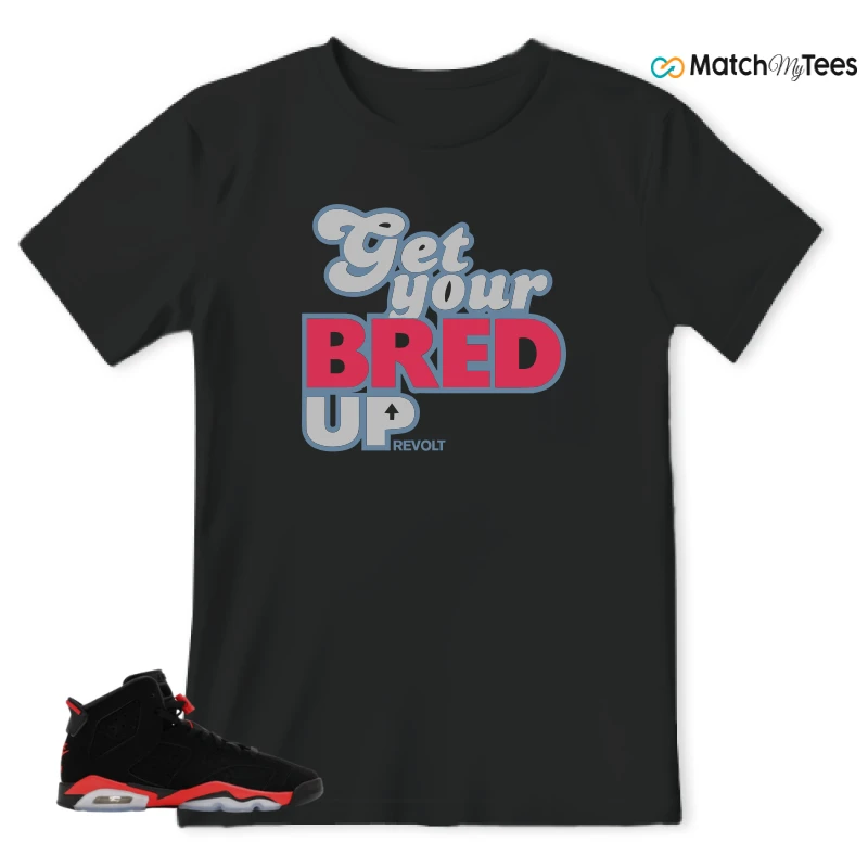 NIKE AIR JORDAN 6 REVERSE INFRARED SALESMAN SNEAKER Matching Tees t-shirt