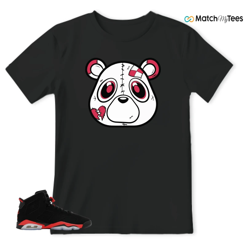 NIKE AIR JORDAN 6 REVERSE INFRARED SALESMAN SNEAKER Matching Tees t-shirt