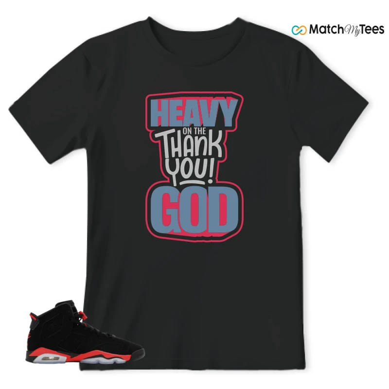 NIKE AIR JORDAN 6 REVERSE INFRARED SALESMAN SNEAKER Matching Tees t-shirt