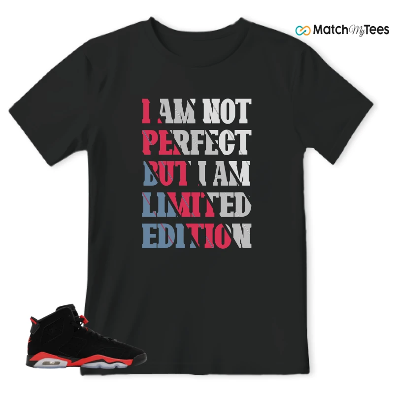 NIKE AIR JORDAN 6 REVERSE INFRARED SALESMAN SNEAKER Matching Tees t-shirt