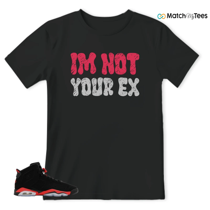 NIKE AIR JORDAN 6 REVERSE INFRARED SALESMAN SNEAKER Matching Tees t-shirt